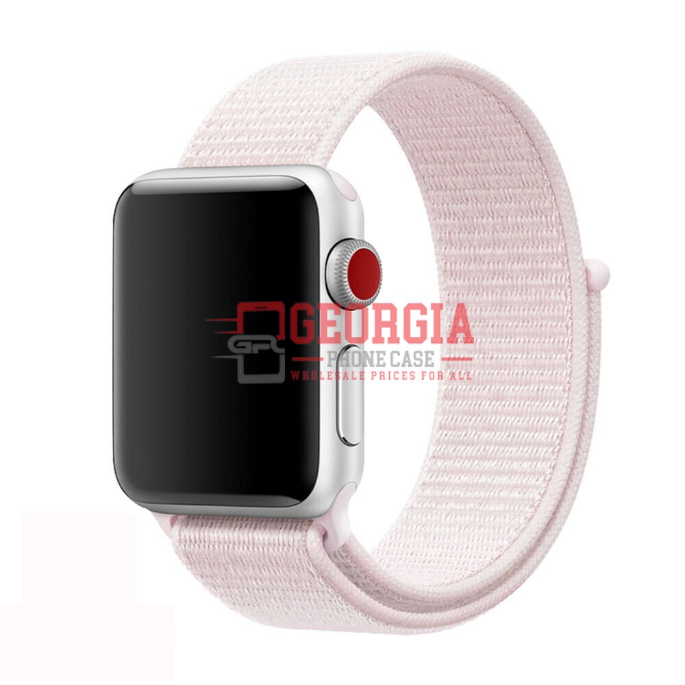 D11-Pearl Pink Band for Apple Watch Size 38mm/40mm/41mm Series 1 to 9 / SE soft …