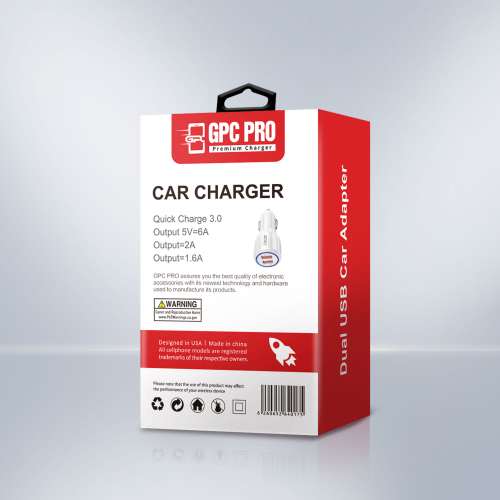 D224-Dual Super Fast 3.1A 2 Port Dock USB Car Charger Adapter for Phones, iPhone…