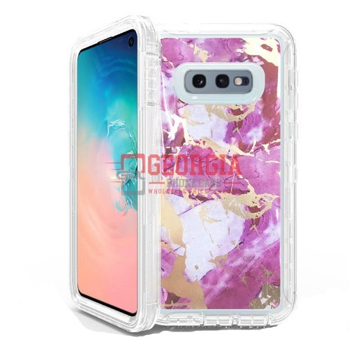 D23- Marble Pink 6.2inch Samsung Galaxy S20 Hybrid Robot Hard Case Heavy Duty Back Cover Defender Style – Georgia Phone Case