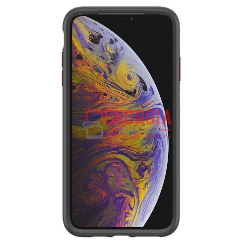D10-Red Thin 6.5inch iPhone Xs Max Thin Light Weight Hybrid Robot Hard Plastic C…