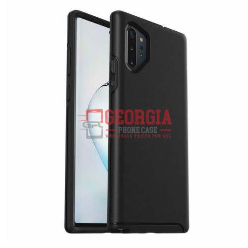 D7-Black Thin Light Weight 6.3inch Samsung Galaxy Note 10 Hybrid Robot Hard Plastic Case Shockproof Heavy Duty Cellphone Back Cover – Georgia Phone Case