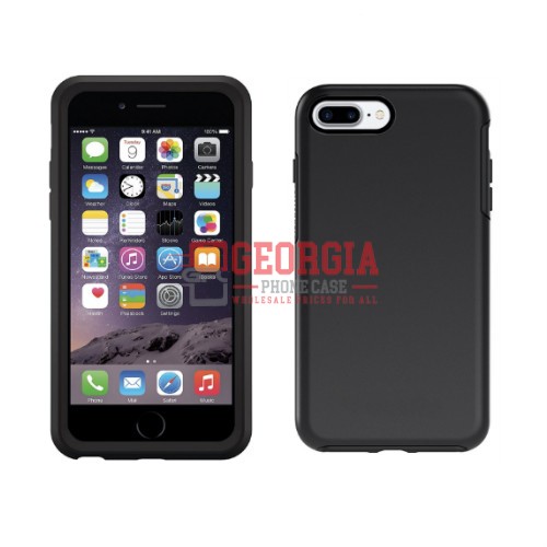 D7-Black 5.5inch iPhone 6 Plus 6s Plus 7 Plus 8 Plus Thin Thin Light Weight Hybrid Robot Hard Plastic Case Shockproof Heavy Duty Cellphone Back Cover – Georgia Phone Case