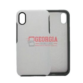 D8-White Thin Light Weight 6.71 inch iPhone 15 Plus Robot Hard Plastic Case Shockproof Heavy Duty Cellphone Back Cover - Georgia Phone Case