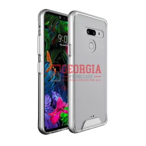 D51-For 6.1inch LG G8 ThinQ Clear Acrylic Bumper Transparent Hard Case Shockproof TPU Frame PC Back Cover- Georgia Phone Case – Georgia Phone Case