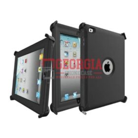 D1-Plain Black 9.7inch iPad Air 2 2014 Hybrid Robot Tablet Hard Case Heavy Duty Back Cover (A1566 / A567) - Georgia Phone Case