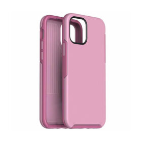 D9 - Pink Thin 6.71 inch iPhone 15 Plus Thin Light Weight Robot Hard Plastic Case Shockproof Heavy Duty Cellphone Back Cover - Georgia Phone Case