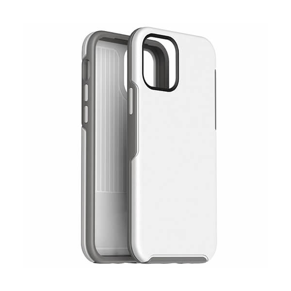 D8-White Thin 6.1inch iPhone 12/12 Pro Thin Light Weight Hybrid tic Case ShocRobot Hard Plaskproof Heavy Duty Cellphone Back Cover – Georgia Phone Case