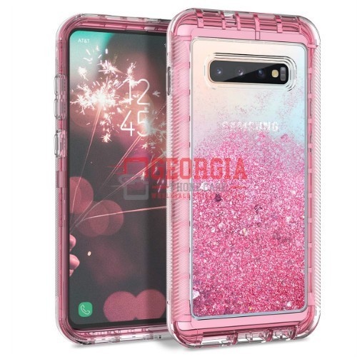D17- Liquid Glitter Pink 5.8inch Samsung Galaxy S10 5g G977 Hybrid Robot Hard Case Heavy Duty Back Cover – Georgia Phone Case
