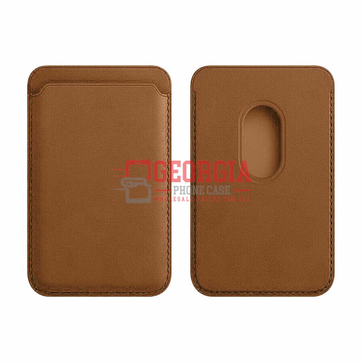D686 – Dark Brown iPhone 13 13 Mini 13 Pro 13 Pro Max Premium Quality Magnetic Leather Magnet iPhone Card Holder Wallet Retail Packaged – Georgia Phone Case