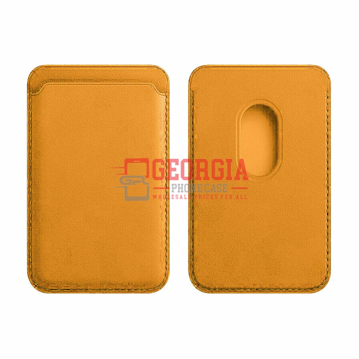 D683 – Light Brown iPhone 13 13 Mini 13 Pro 13 Pro Max Premium Quality Magnetic Leather Magnet iPhone Card Holder Wallet Retail Packaged – Georgia Phone Case