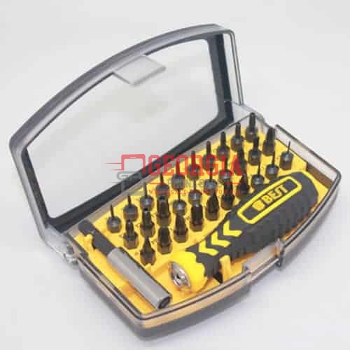 D7009 – 32 in 1 Packaging Precision Cellphone Repair iPhone, Samsung, LG, HTC, Computer Electronics Screwdriver Set Toolkit