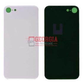 D1168 - White Big Hole iPhone SE 2022 4.7 inch Rear Battery Glass Cover Back Door Premium Quality – Georgia Phone Case