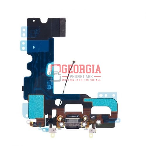 D1189 – iPhone 7 Plus 5.5 Black Charger Charging Dock Port Audio Jack Flex Cable Substitute Part Premium Quality – Georgia Phone Case