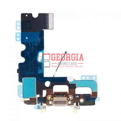 D1187 – iPhone 7 Plus 5.5 White Charger Charging Dock Port Audio Jack Flex Cable Substitute Part Premium Quality – Georgia Phone Case