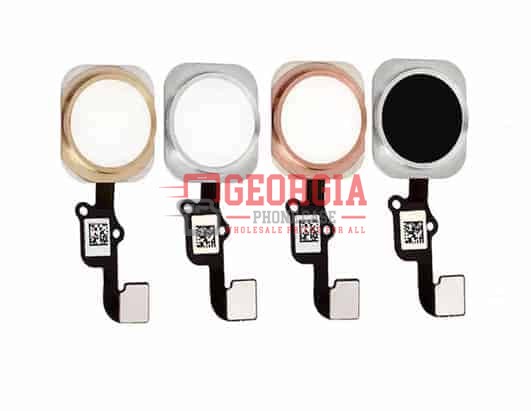 D15170- iPhone 6S/6S Plus GOLD Home Button Flex Cable Ribbon, Connector (High Quality – Substitute Part)