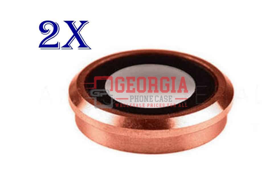 D15182-2x Rear Camera Glass Lens Cover for iPhone 6P 6S Plus Rose Gold (High Quality – Substitute Part)