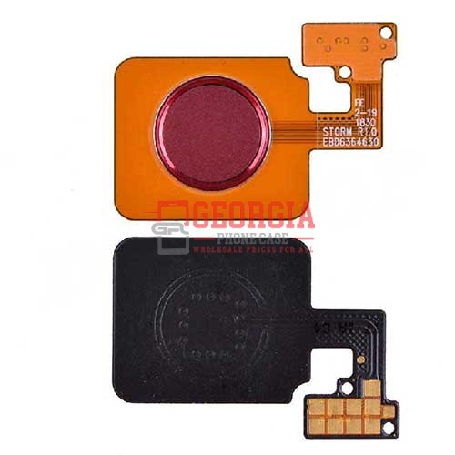 D4034 – Pink LG V40 ThinQ V405 Home Button with Flex Cable, Connector and Fingerprint Scanner Sensor for LG Premium Quality – Georgia Phone Case