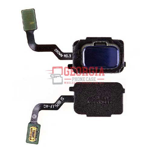 D2521 – Home Button with Flex Cable,Connector and Fingerprint Scanner Sensor for Samsung Galaxy Note 9 N960 – Blue (High Quality – Substitute Part)