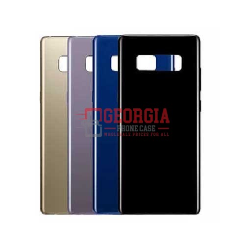 D2887 – Silver Samsung Galaxy Note 8 N950 Battery Cover Glass Housing Rear Back Door