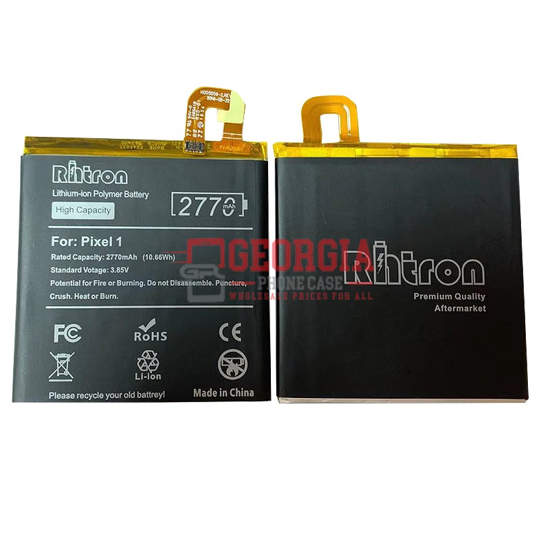 D15137- 3.85V 2770Ah HTC Google Pixel 1 Nexus M1 B2PW4100 Premium RHTRON Battery internal (High Capacity)