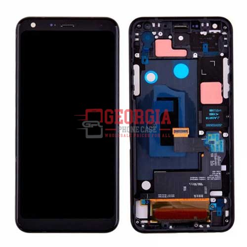 D4182 – Black LG Q7+ Q610 LCD Screen Display with Touch Digitizer Panel and Frame for LG Premium Quality – Georgia Phone Case