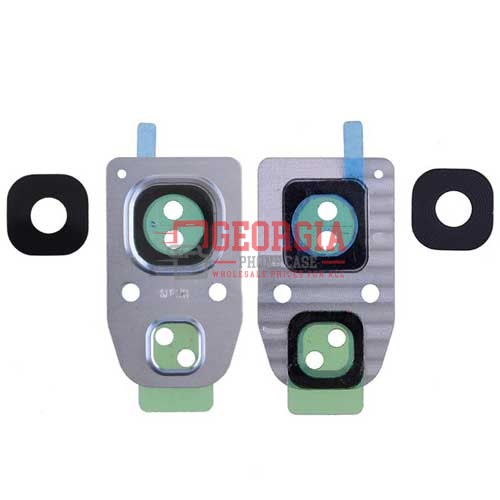 D2683 – Rear Back Camera Glass Lens and Cover Bezel Ring for Samsung Galaxy A7 2017 A720 – Blue