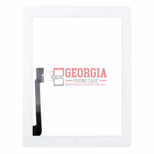 D1456 – White Touch Screen Digitizer Assembly Home Button Tape Adhesive for iPad 3 (A1416 / A1430)(Premium Quality) – Georgia Phone Case