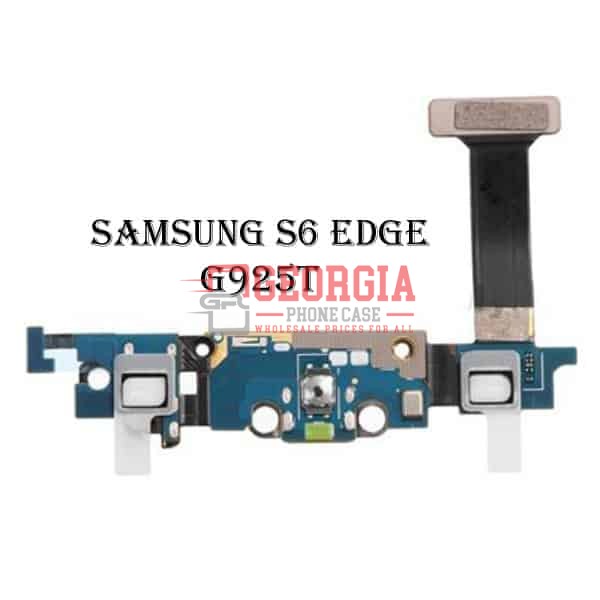 D2431 – Headphone Jack Charging Charger Port Flex For Samsung Galaxy S6 Edge G925T (High Quality – Substitute Part)