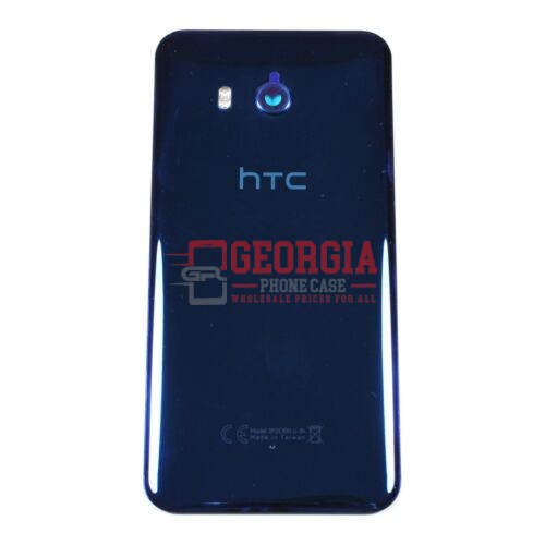 HTC U11 Blue Battery Cover Glass Back Door Housing OEM Replacement