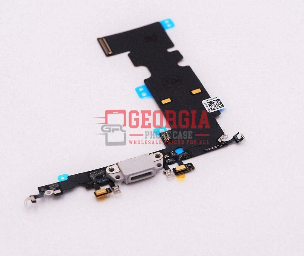 D1154 – iPhone 8 Plus 5.5 White Lightning Charging Port Dock Flex Cable Substitute Premium Quality – Georgia Phone Case