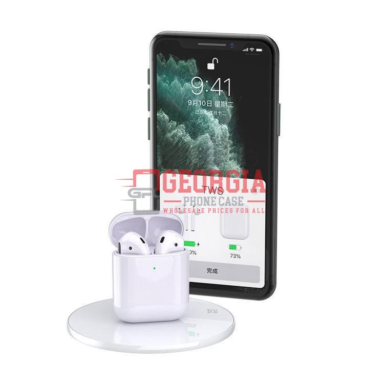 D623 – White Bluetooth TWS Pod 2nd Gen Premium Quality With Charging Case Retail Packaged White Box – Georgia Phone Case