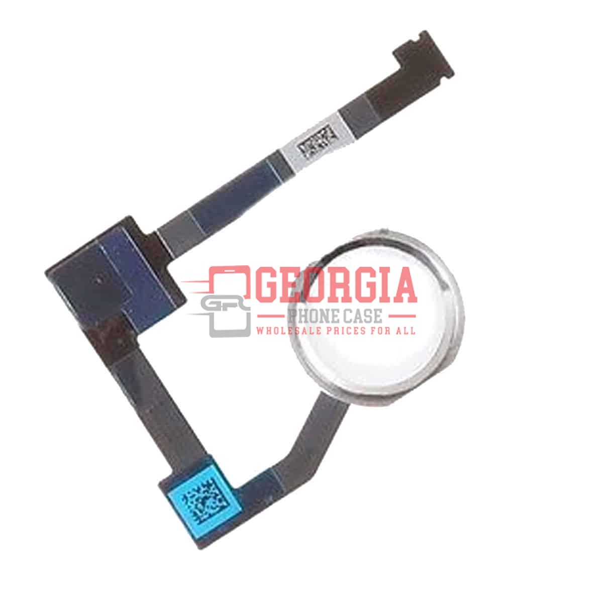 D1419 – Silver Home Menu Button Flex Cable Substitute Part for iPad Air 2 A1566 A1567 (High Quality – Substitute Part)