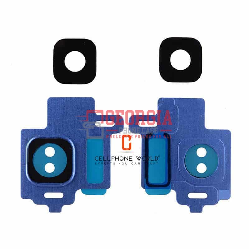 NEW Rear Back Camera Lens Glass Cover Frame For Samsung S8 G950 BLUE