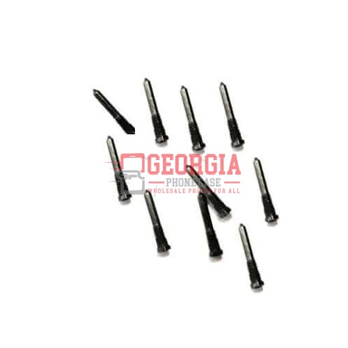 Black 10 pcs Pentalobe Star Screw Bottom Screws For iPhone XS Max | iPhone XR | iPhone XS