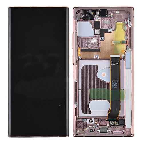 D2936 White Samsung Galaxy Note 20 Ultra N985 OLED Screen Digitizer Assembly with Frame for Premium Quality – Georgia Phone Case
