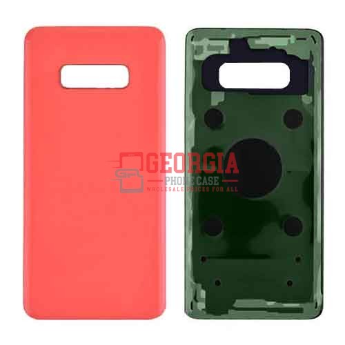 D2978 – Flamingo Pink Back Cover with Camera Glass Lens and Adhesive Tape for Samsung Galaxy S10e – Georgia Phone Case