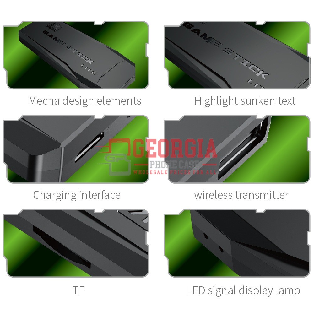 D20882 - 64GB Game Console 10000 VideoGames Player 4K TV HDMI-compatible Stick Handheld Wireless Controller - Image 3