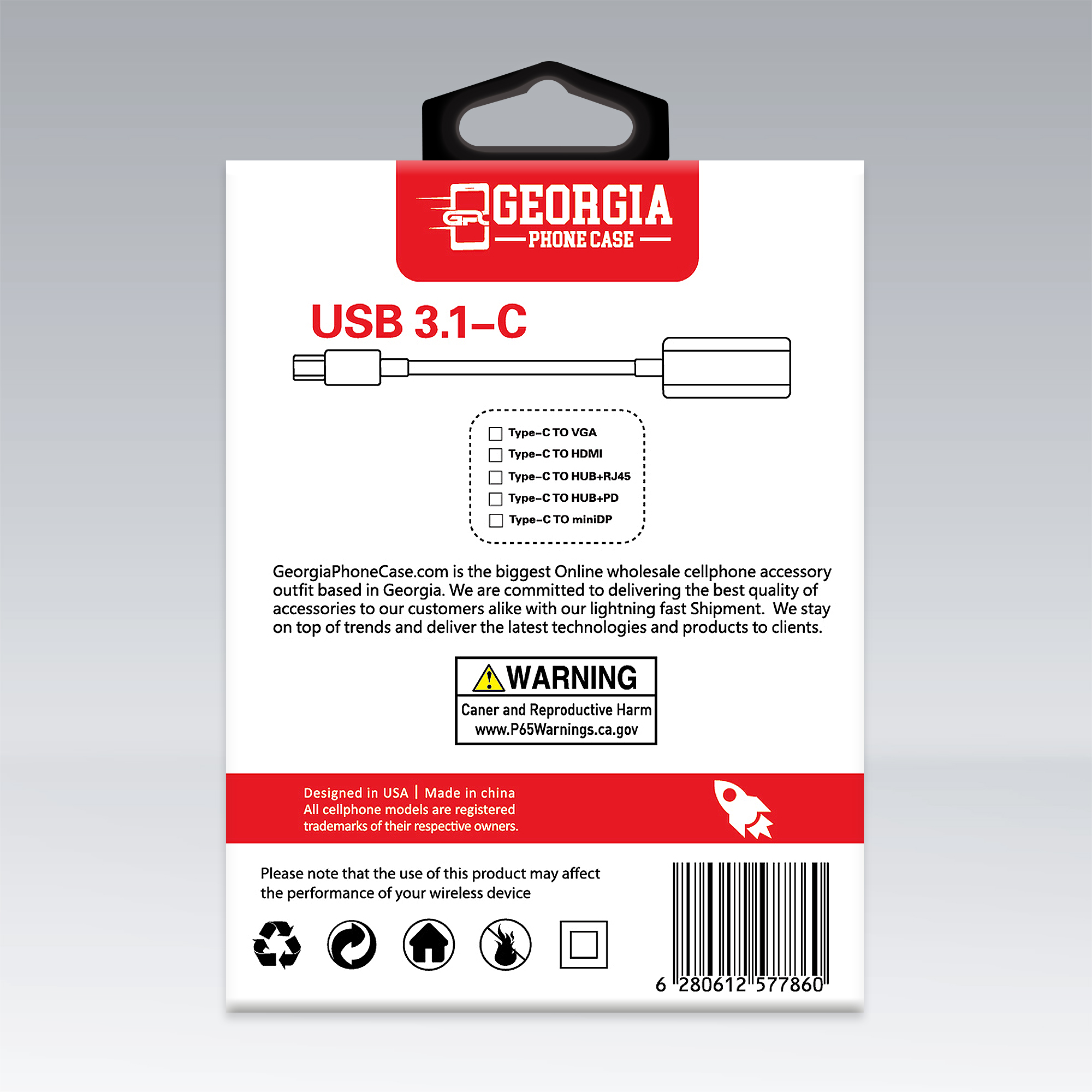 D342 – USB-C Type C to HDMI Adapter USB 3.1 Cable For MHL Android Phone Ta…