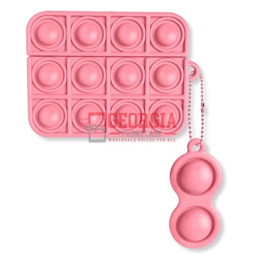 D3994 – AirPod Pro Pink for Reliver Stress Pop Toys Push It Bubble Soft Silicone Case – Georgia Phone Case