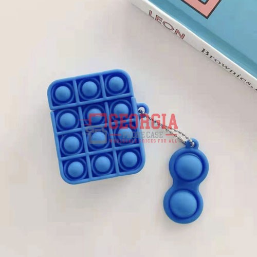D3993 – AirPod Pro Blue for Reliver Stress Pop Toys Push It Bubble Soft Silicone Case – Georgia Phone Case