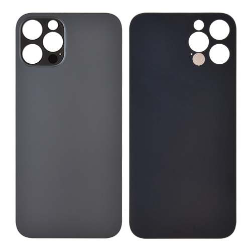 D1488 – Black iPhone 12 Pro (6.1 inch) Back Glass Cover Premium Quality – Georgia Phone Case