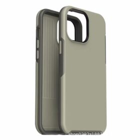 D26-Gray Thin 6.1 inch iPhone 13 Robot Hard Plastic Case Shockproof Heavy Duty Cellphone Back Cover - Georgia Phone Case