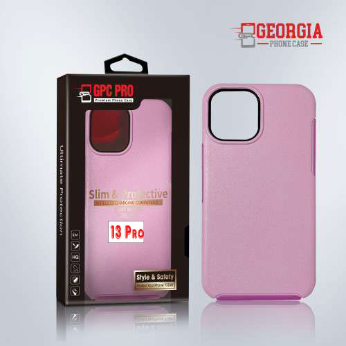 D8802 – Pink Apple iPhone 13 Pro 6.1 inch Slim & Protective Custom Phone case Drop Proof Tested Light Series, Retail Box Packaged- GPC PRO