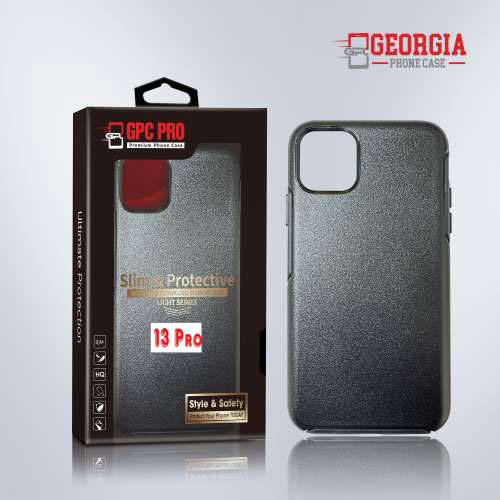 D8800 – Black Apple iPhone 13 Pro 6.1 inch Slim & Protective Custom Phone case Drop Proof Tested Light Series, Retail Box Packaged- GPC PRO