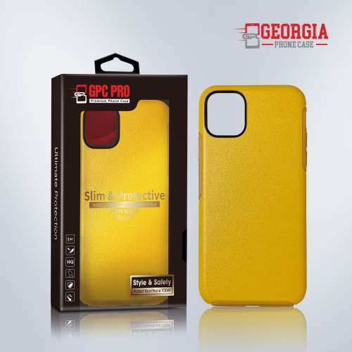 D8807 Yellow Apple iPhone 13 6.1 inch Slim & Protective Custom Phone