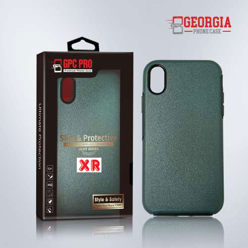 D8806 – Green Apple iPhone XR 6.1 inch Slim & Protective Custom Phone case Drop Proof Tested Light Series, Retail Box Packaged- GPC PRO