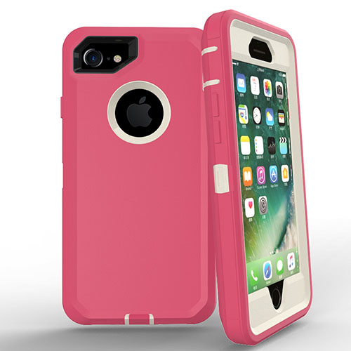 Sale! D367 – Pink iPhone 6/7/8 4.7 inch 3 in 1 Hybrid Robot Hard Case Heavy Duty Back Cover Defender Style (No Clip) NCO – Georgia Phone Case