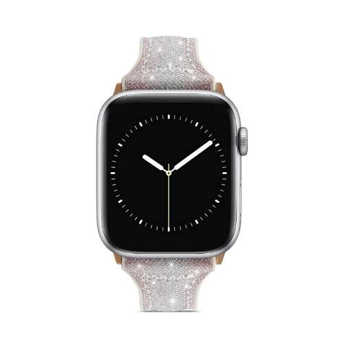D212 – Fashion Genuine Leather Glitter Watchband For iWatch 38mm/40mm/41mm…