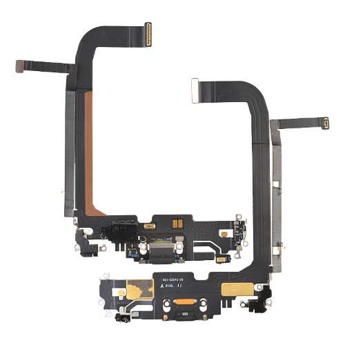 D3135 – iPhone 13 Pro Max (High Quality)- Graphite Charging Port with Flex Cable – Georgia Phone Case