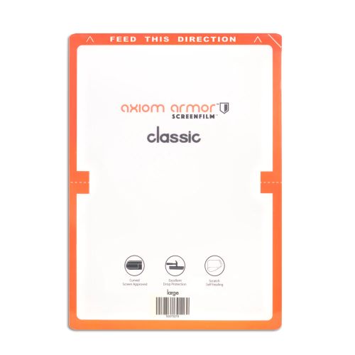 D101 – Axiom Armor™ Classic ScreenFilm™ Screen Protectors – 20 Pack – Large (Screens up to 15”) – (This item will ship separately from another warehouse)
